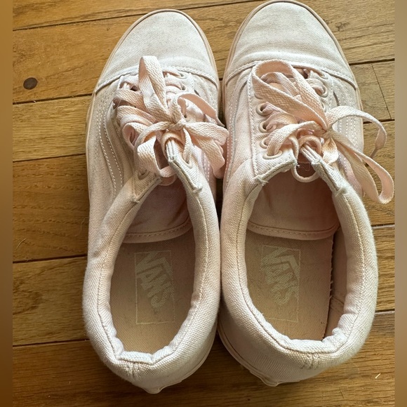 Vans Mono Canvas Old Skool peach blush size US 8.5 Men 10 Woman - Picture 2 of 13